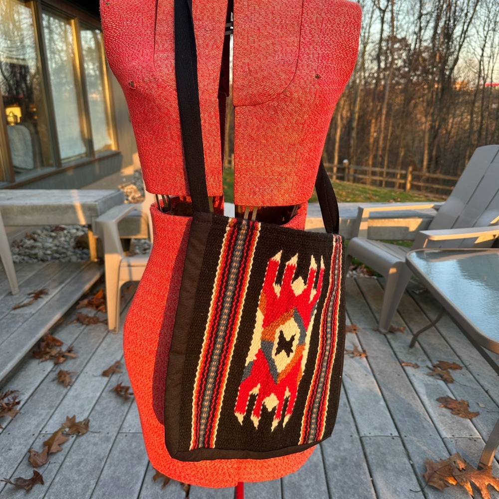 El Pass Wool Blanket Crossbody Wool Blanket Purse Bag 11x13
